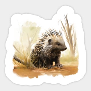 Porcupine Sticker